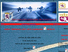Tablet Screenshot of leonatletismo.com